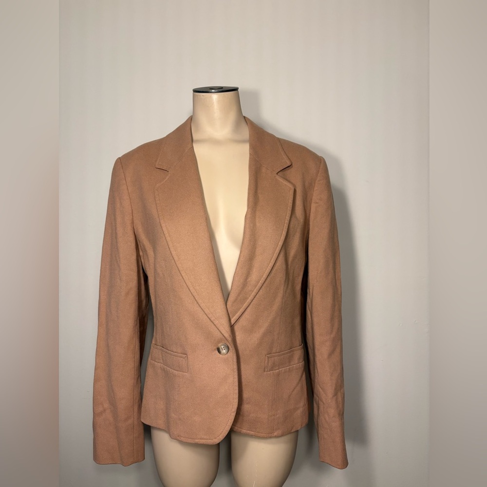 Vintage Pendleton Wool Blazer • Classic Camel Tan • Timeless Fall Staple
